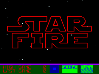 Exidy Star Fire Screenshot